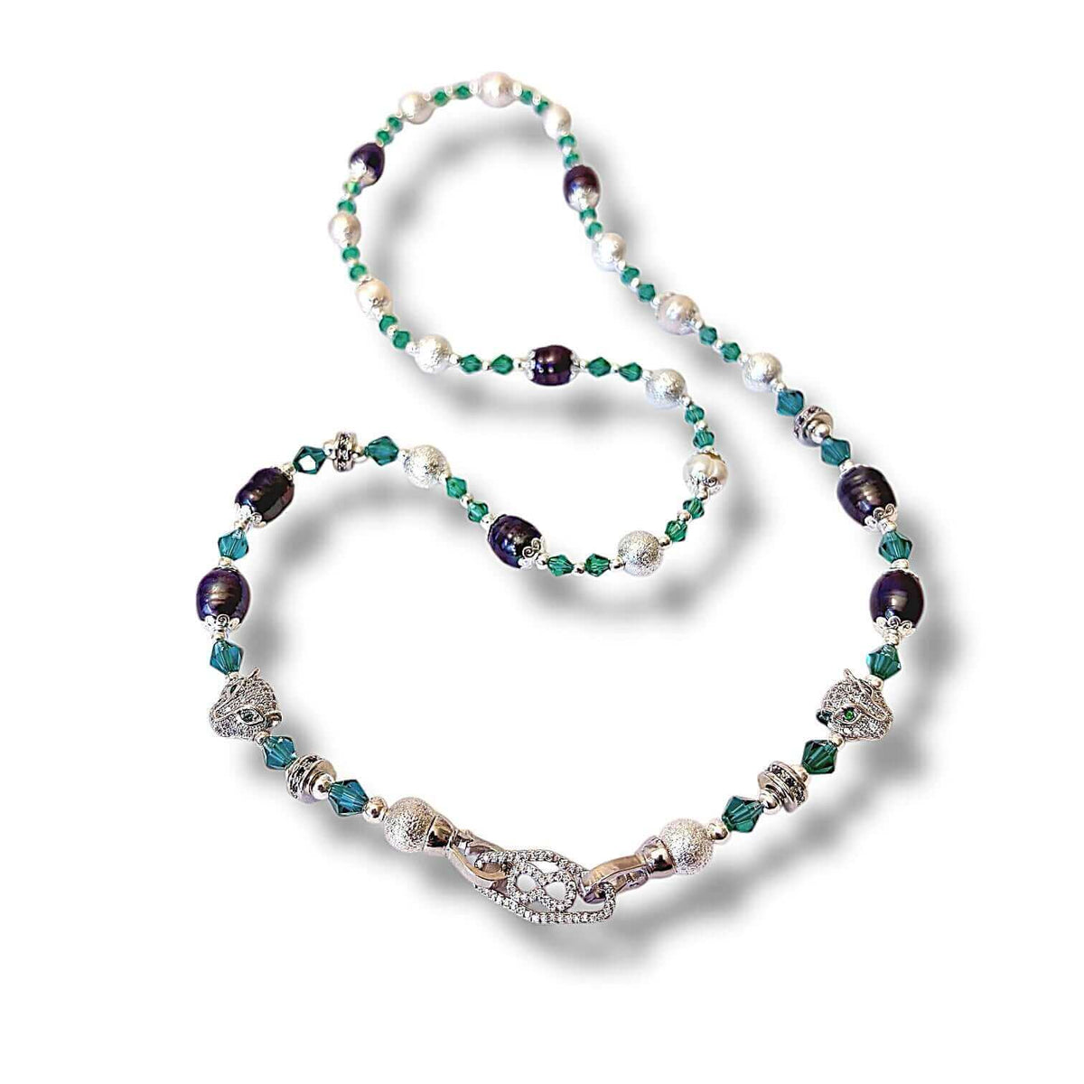 Emerald Cat Necklace