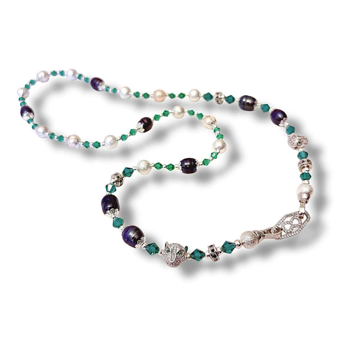Emerald Cat Necklace