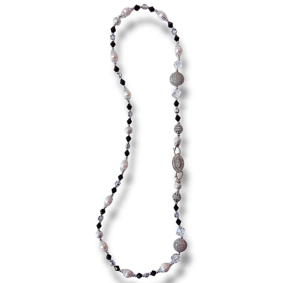 Silver Deco Necklace Set