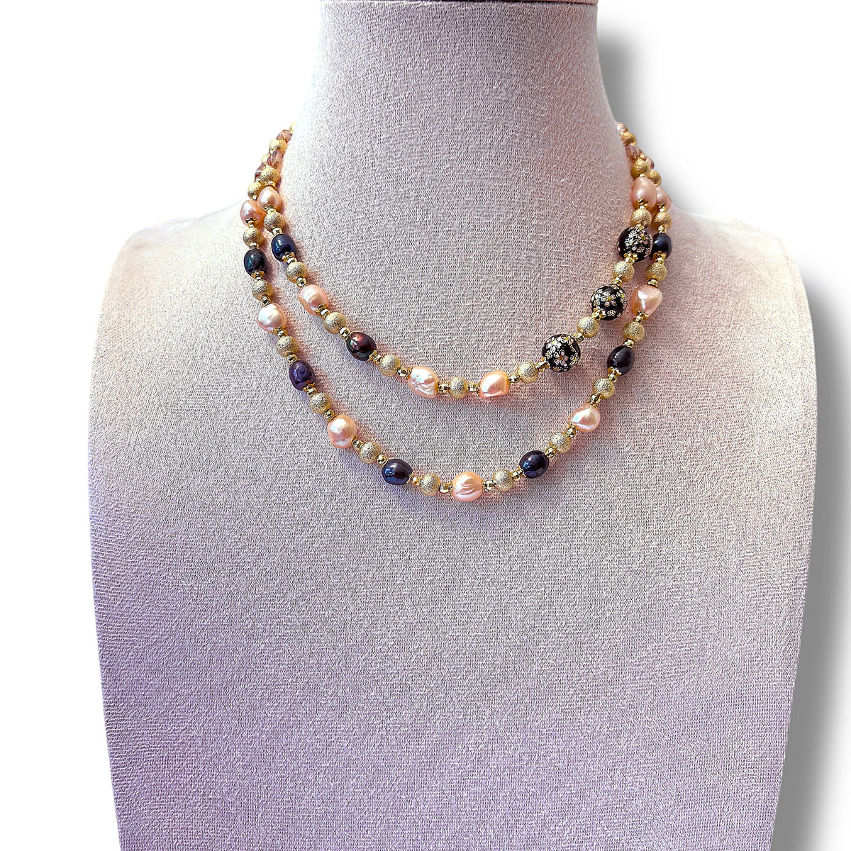 Black Sakura Necklace