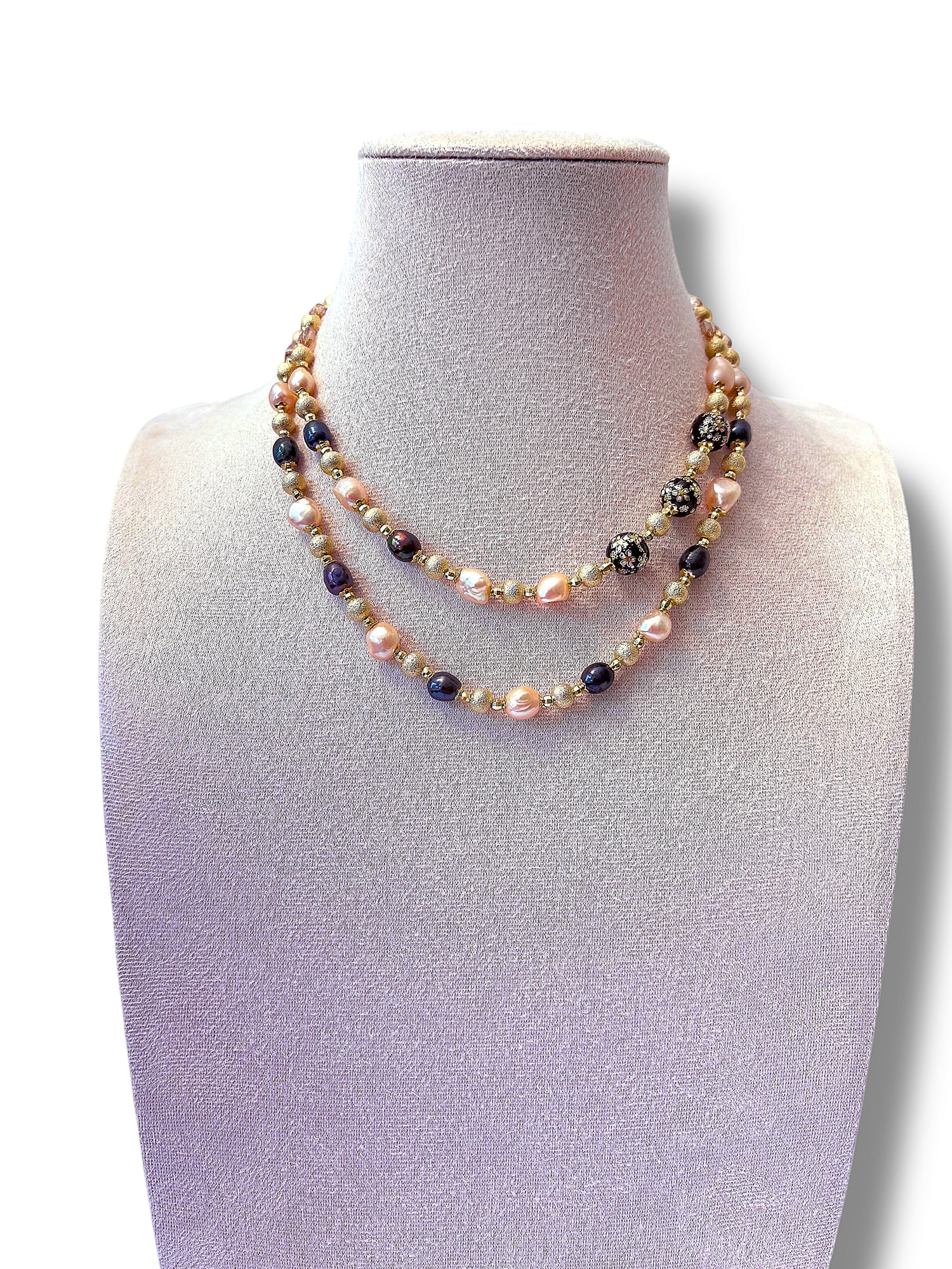 Black Sakura Necklace