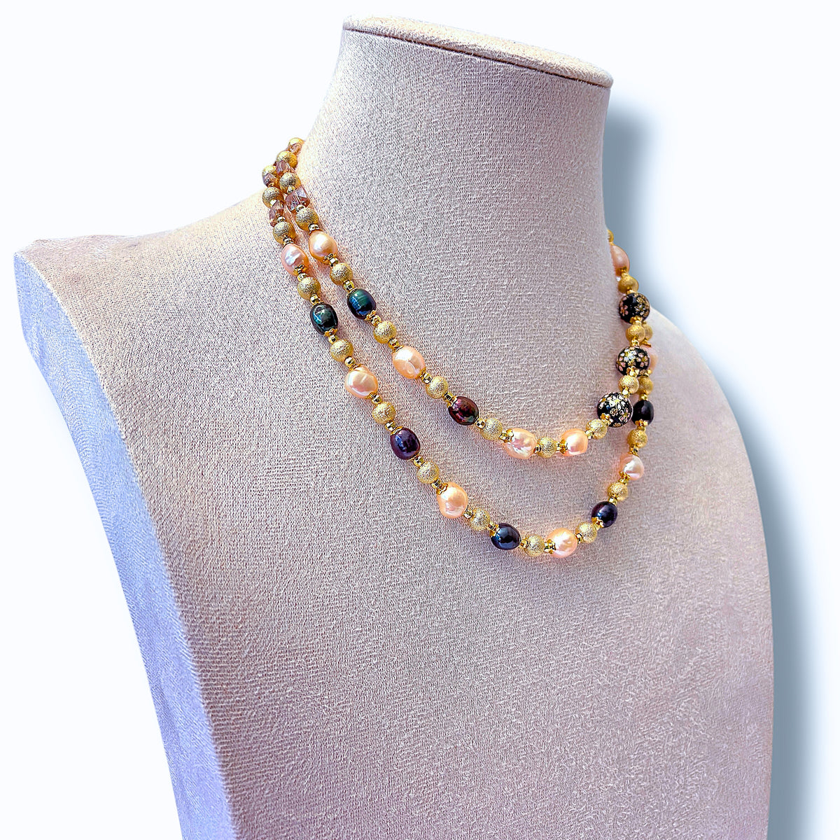 Black Sakura Necklace