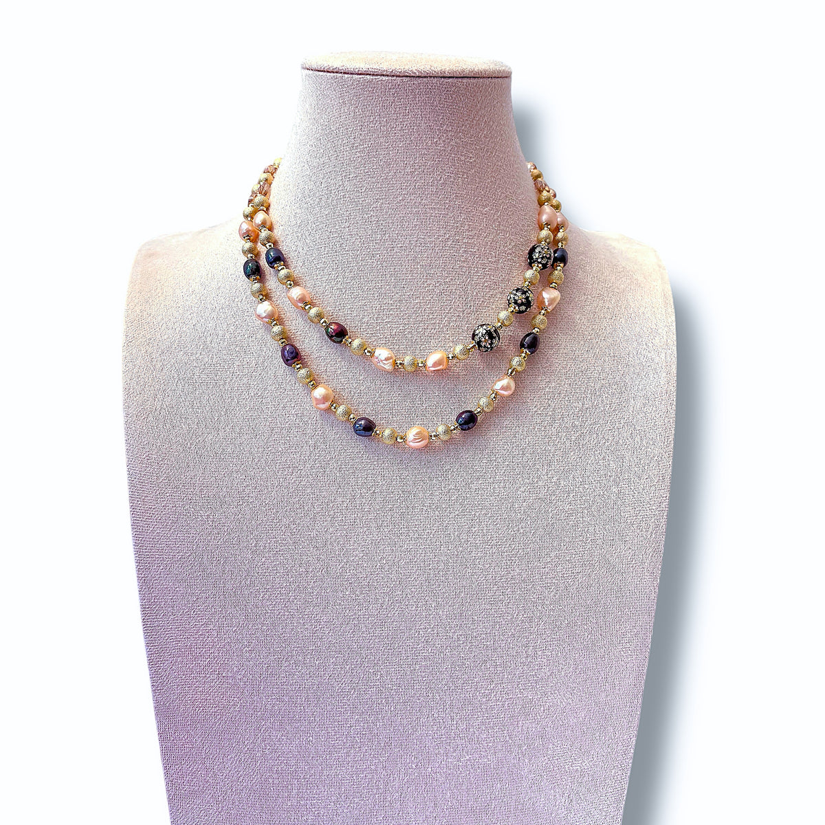 Black Sakura Necklace