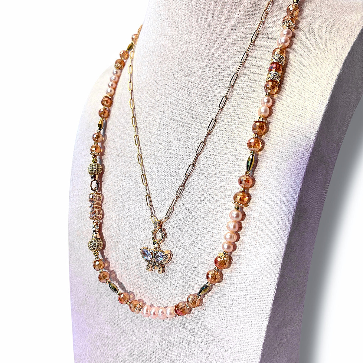 Majestic Butterfly Necklace Set