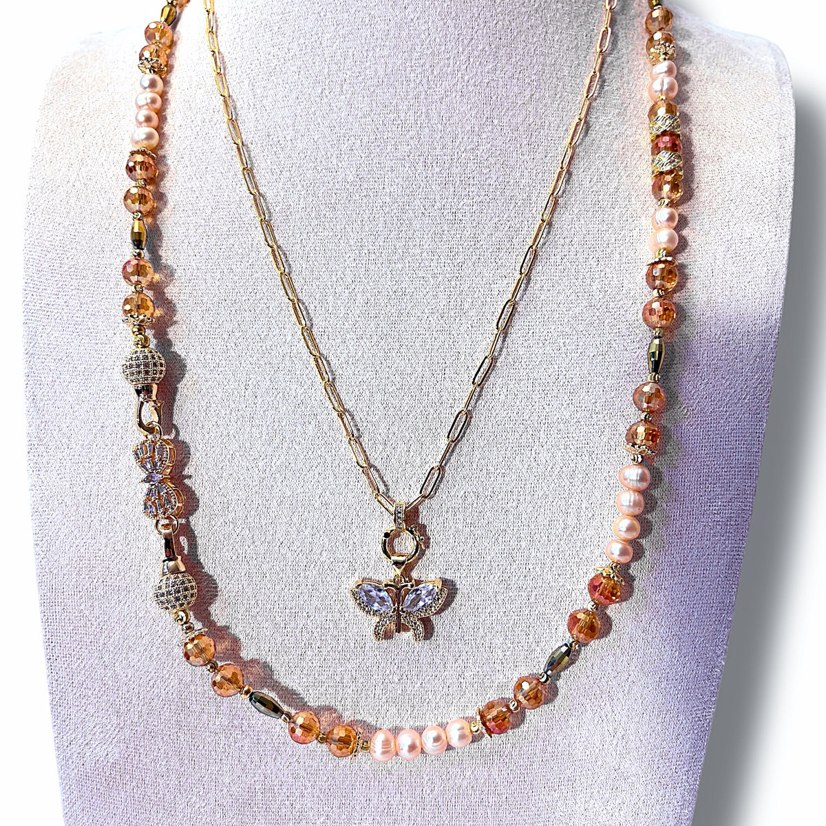 Majestic Butterfly Necklace Set
