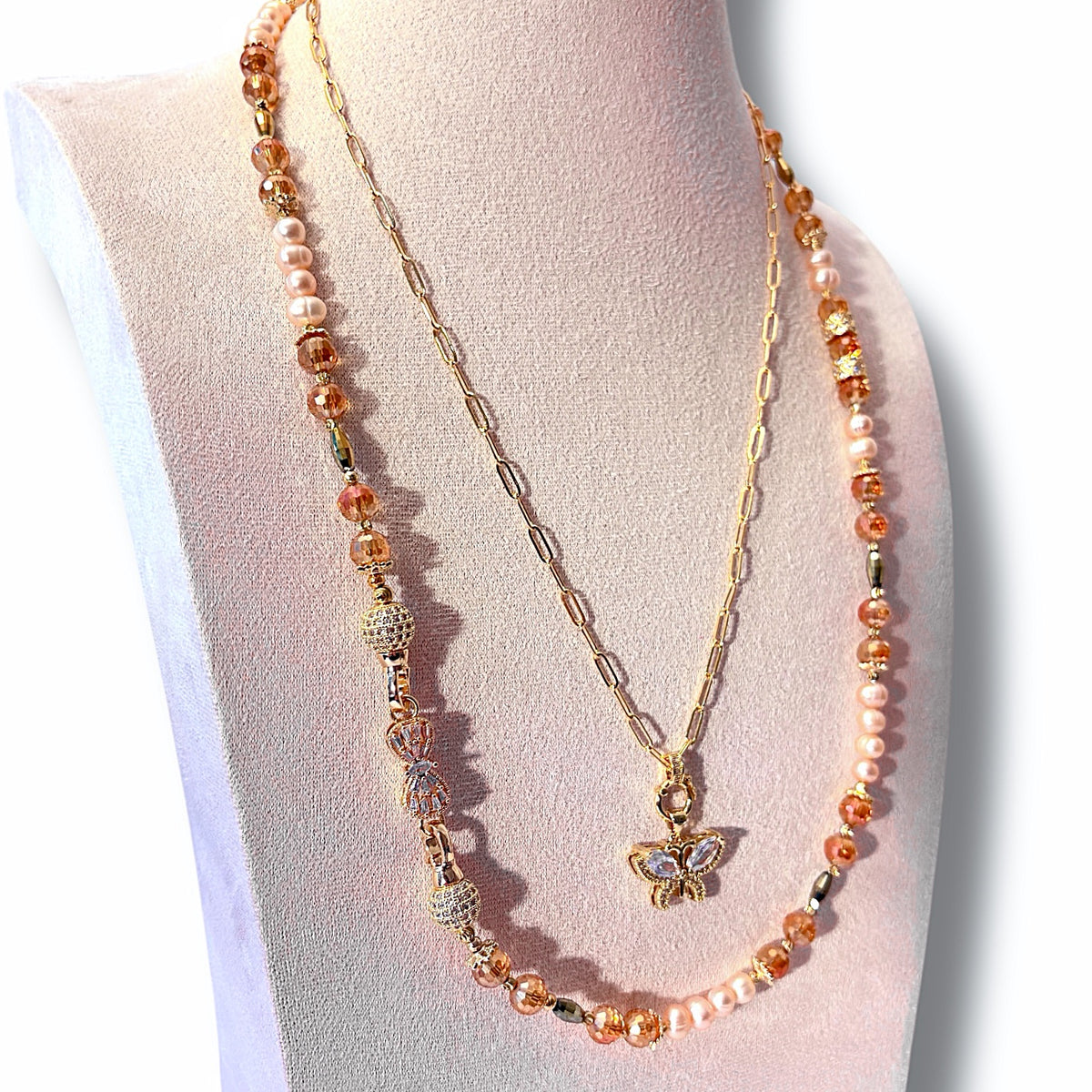 Majestic Butterfly Necklace Set