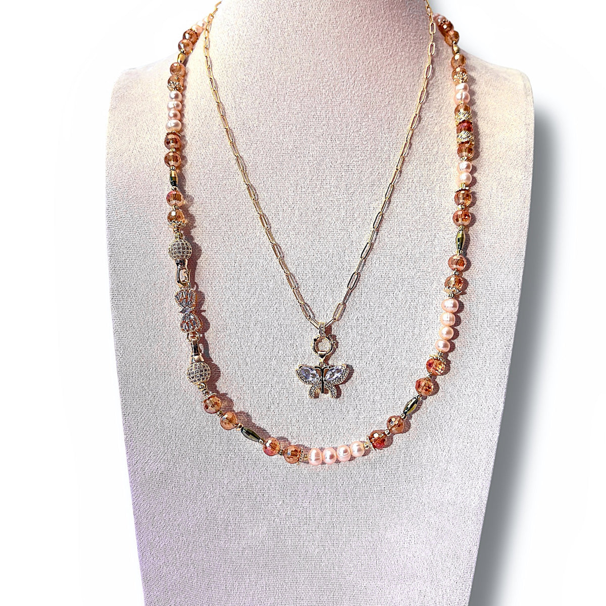 Majestic Butterfly Necklace Set