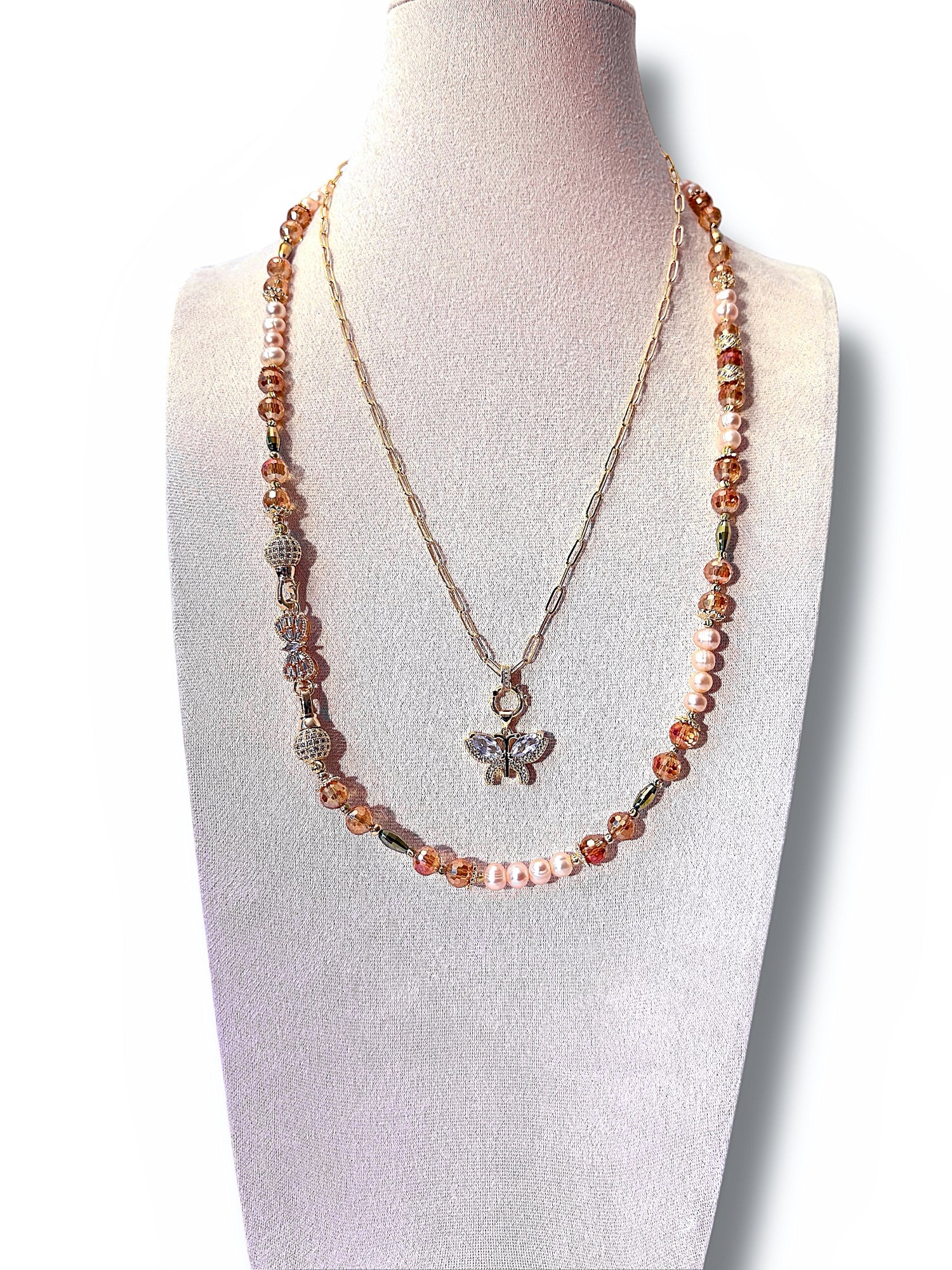 Majestic Butterfly Necklace Set