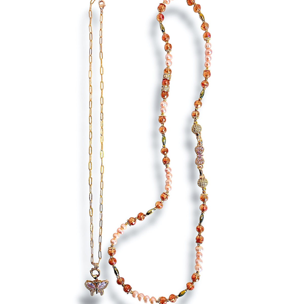 Majestic Butterfly Necklace Set