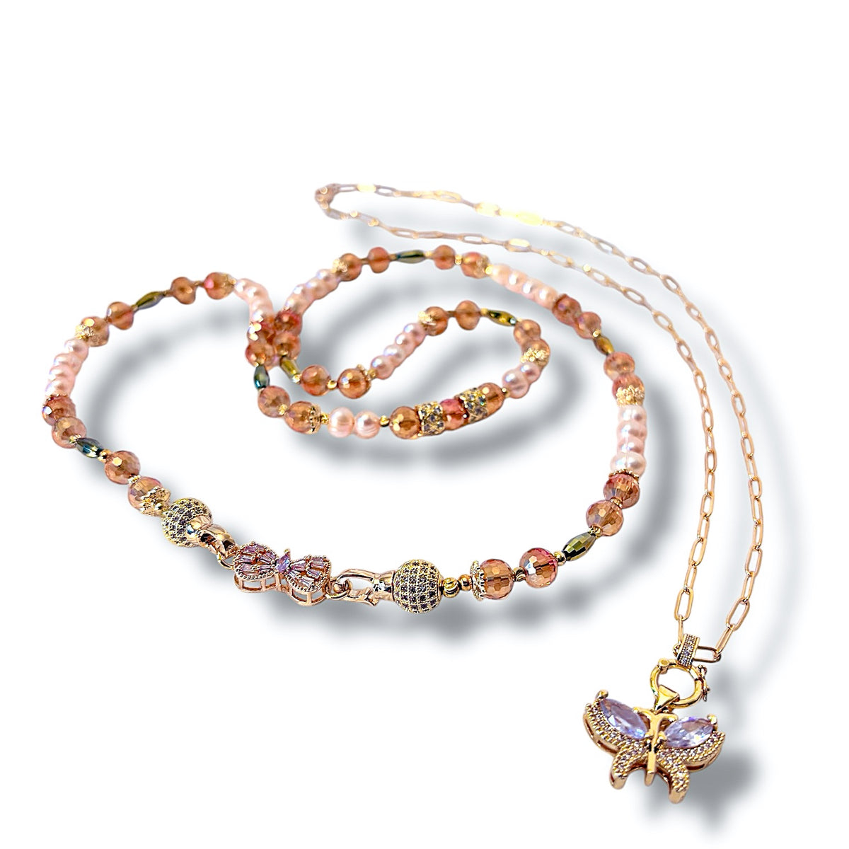 Majestic Butterfly Necklace Set