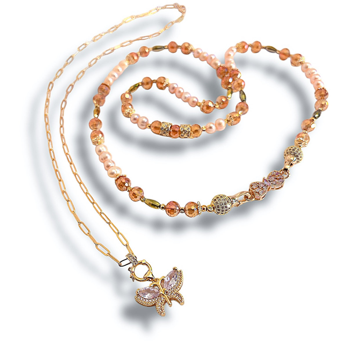 Majestic Butterfly Necklace Set