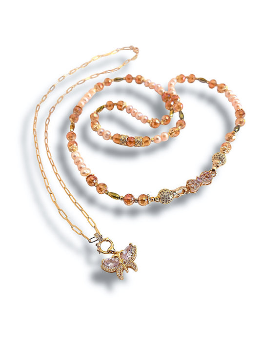 Majestic Butterfly Necklace Set
