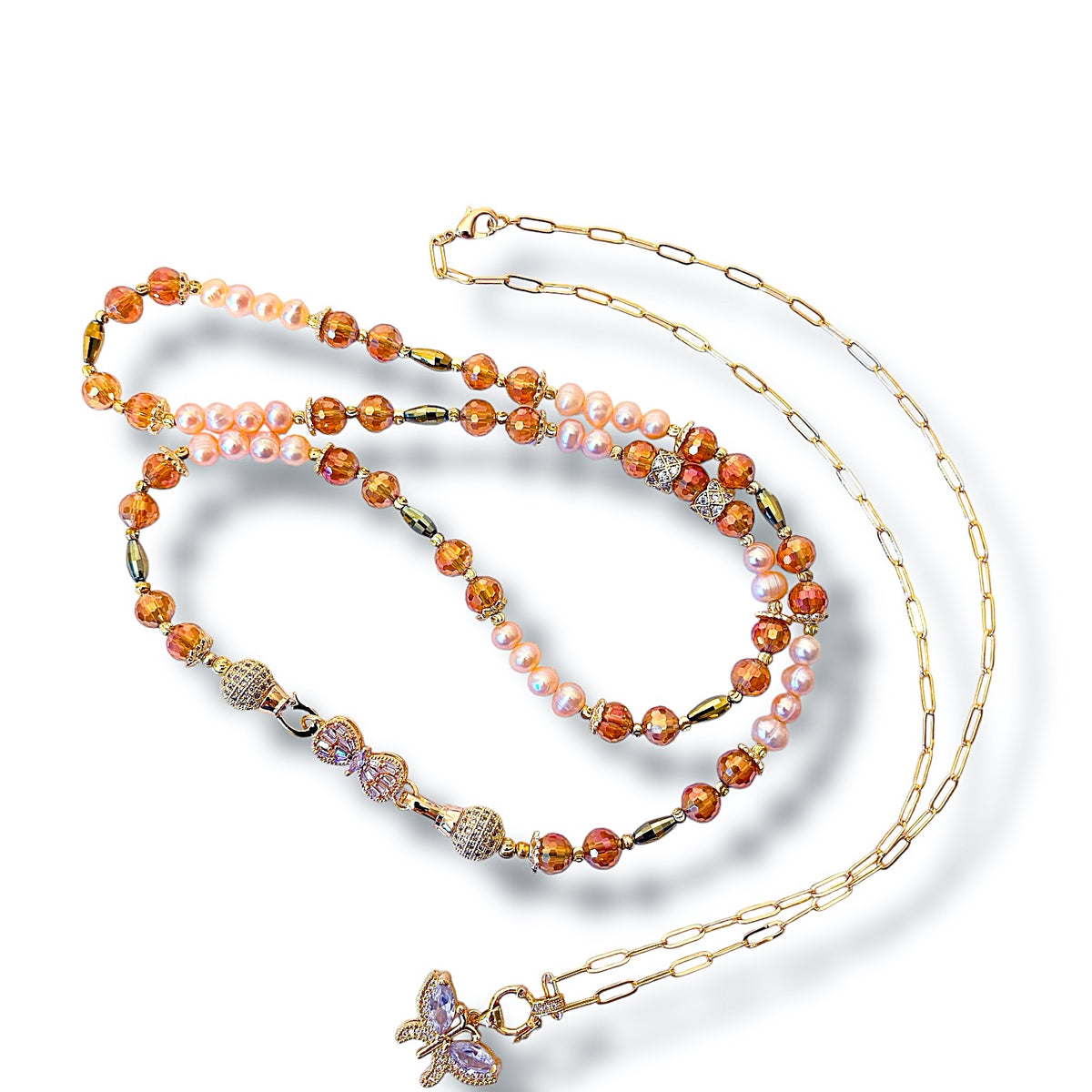 Majestic Butterfly Necklace Set