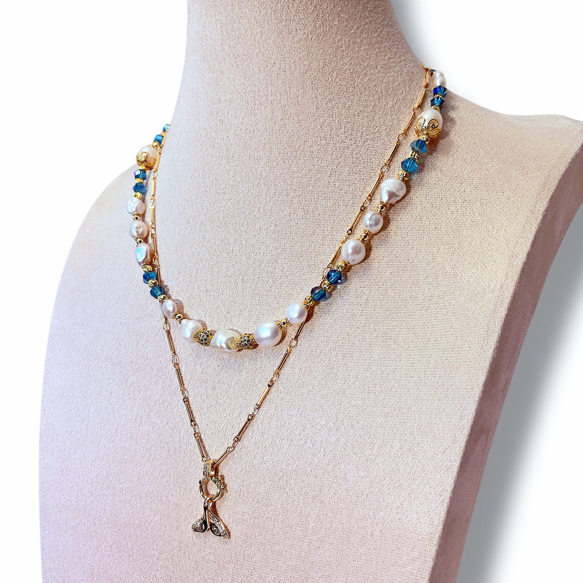 Ocean Whale Necklace Set