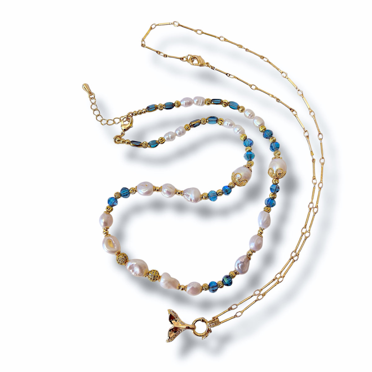 Ocean Whale Necklace Set